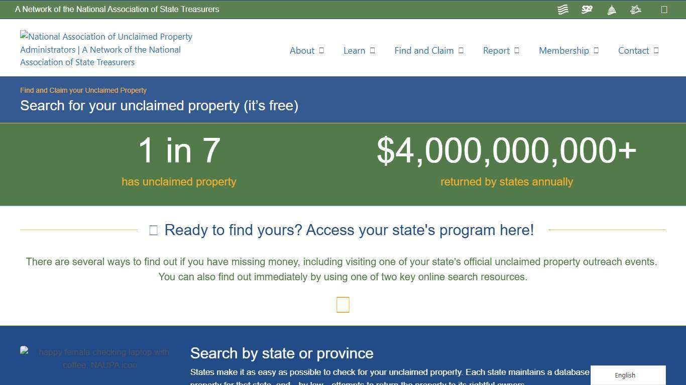 Search for your unclaimed property (it’s free) – National Association of Unclaimed Property Administrators (NAUPA)